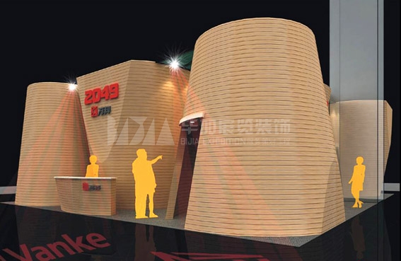2011年展位设计<br>项目：房博会展台搭建   |  地点：琶洲会展中心  |    面积：200㎡