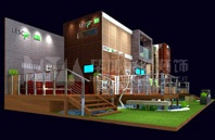 LESCO绿可会展设计<br>项目：建材展会展设计   |  地点：琶洲会展中心  |    面积：180㎡