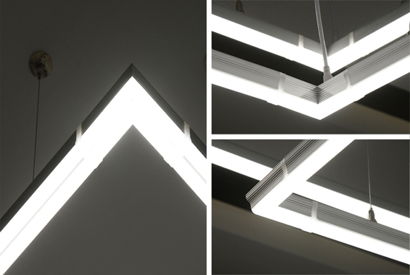 LED Corner LightLONYUNG LIGHTING,Led Integrated Tube,Triproof,High