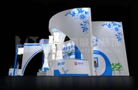 成都硅宝展台设计<br>项目：门窗展展台设计 | 地点：上海会展中心 | 面积：78㎡