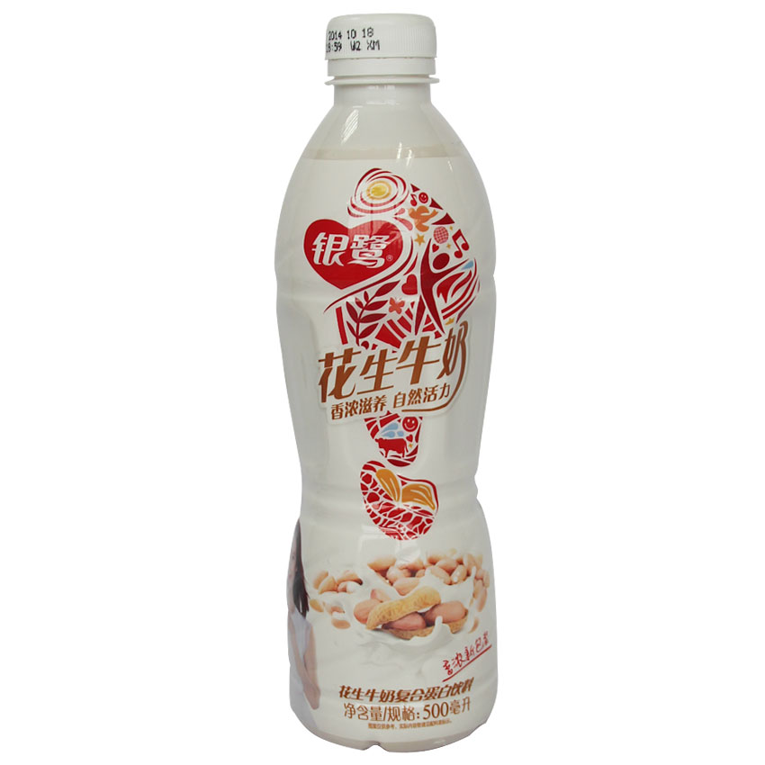 银鹭花生牛奶500ML