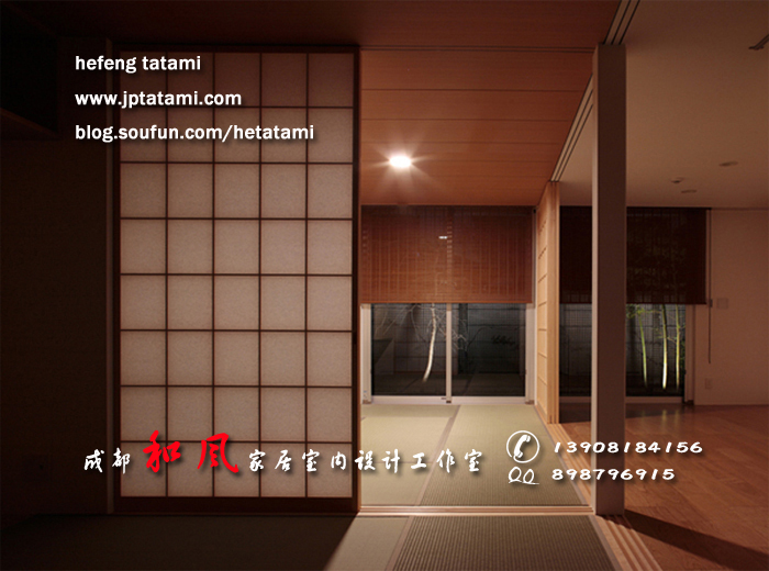 别墅和室房间——成都和风设计施工www.jptatami.com