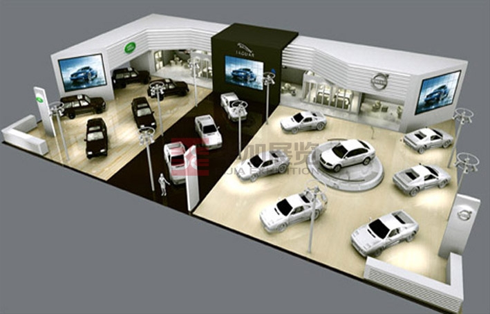 中汽南方展览设计<br>项目：汽车展展台搭建   |  地点：长沙会展中心  |    面积：450㎡