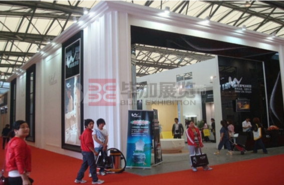 建材展设计搭建<br>项目：建材展展览搭建   |  地点：上海会展中心  |    面积：200㎡