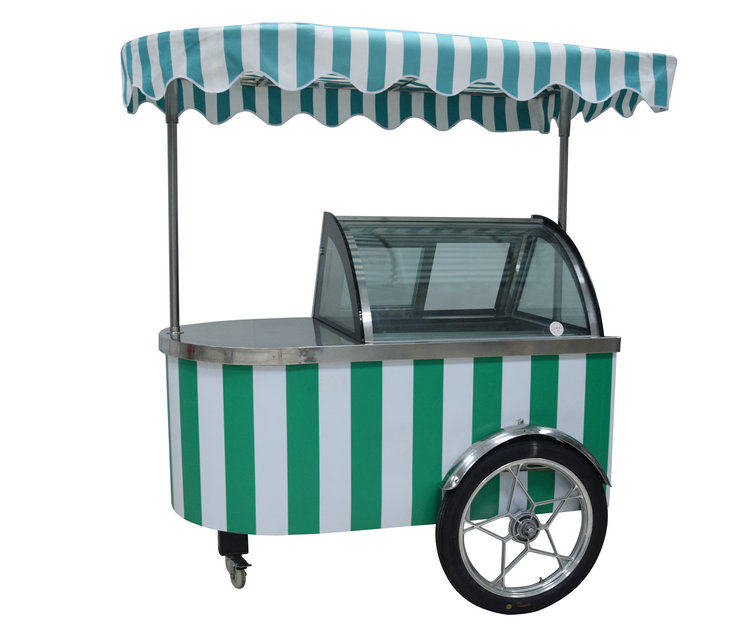 b5款 冰淇淋推车展示柜-b5 沙滩车冰淇淋展示柜