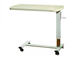 BT647A ABS Board Hospital Over Bed Table with Wheel