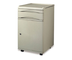 Steel & ABS Hospital Bedside Cabinet with Wheel for BT162