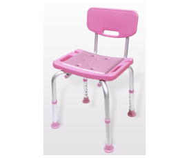BT404L-EVAHeight Adjustable Shower Chair with EVA Soft Cover