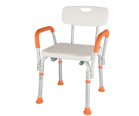 High Adjustable Aluminum Shower Chair With Back for BT401L