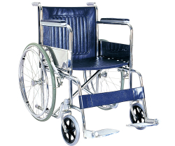 Chrome Finished Steel Wheelchair for BT972