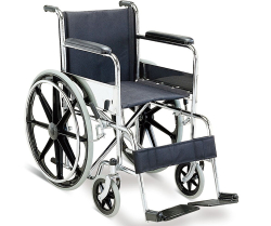 Chrome Finished Steel Wheelchair for BT972B