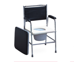 Small Steel Commode Chair with PE&PVC Seat for BT1012