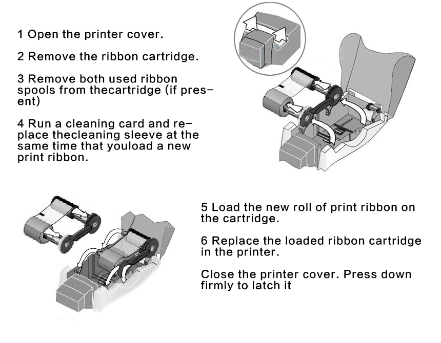 datacard cd800 ribbon replacement