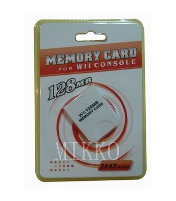 WII MEMORY CARD 128MB 
