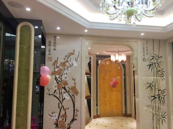 万石材三明旗舰店,位于三明市商业街的吉祥福邸,200多方的展厅里