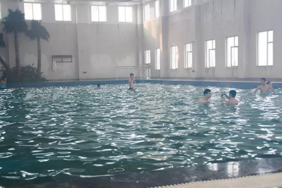 Humid indoor swimming pool