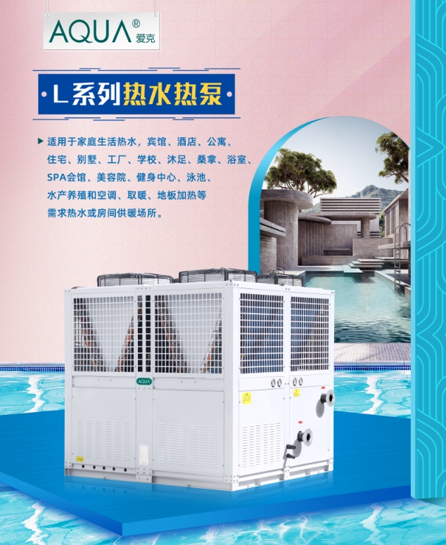 Hot water heat pump poster