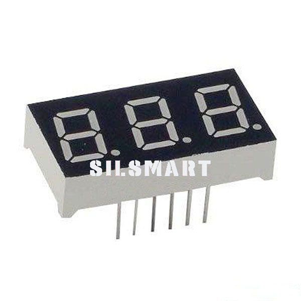 7 SEGMENT LED DISPLAY-Three 8