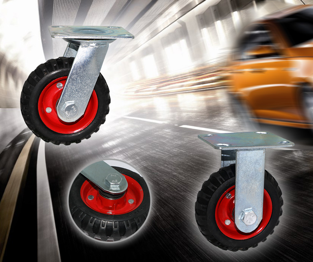 薄款a型铁皮烽火固定脚轮