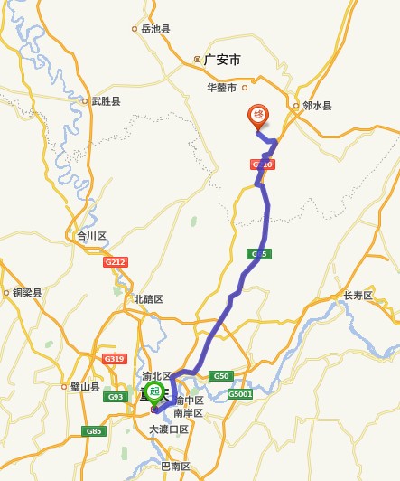 行-重庆---天意谷(坐车路线,自驾游路线)