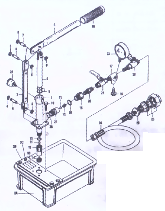 手动抽水泵结构图图片