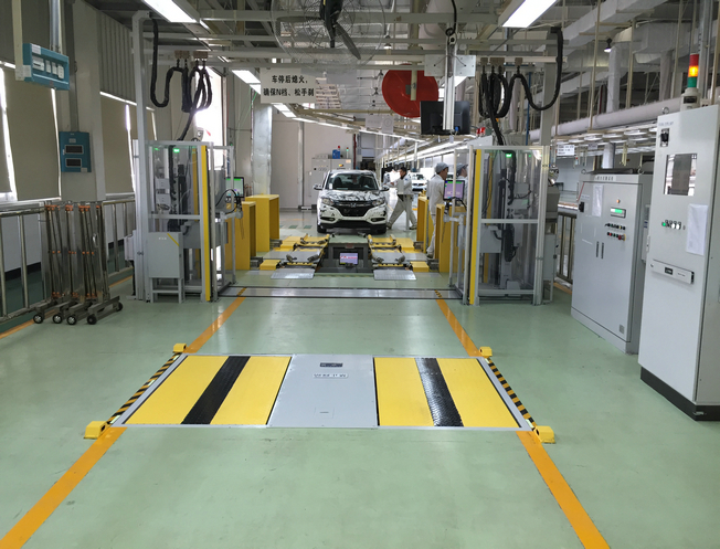 广汽本田三工厂整车检测线项目顺利通过验收